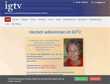 Tablet Screenshot of igtv.de